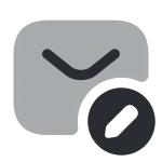 Sms Edit SVG Icon